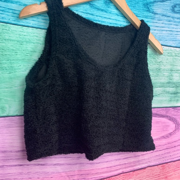 🖤LAST ONE!!🖤Coord Set black 3 piece long cardigan, crop top & leggings NWOT - Picture 13 of 14